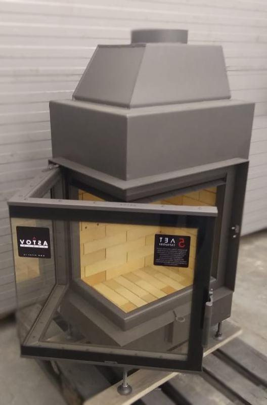 Каминная топка Астов К2С 700 стекло слева, футеровка из жаропрочной стали, колосниковое горение Каминная топка Астов К2С 700 стекло слева, футеровка из жаропрочной стали, колосниковое горение