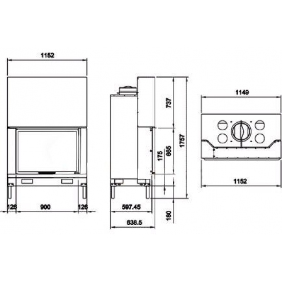 Axis Топка AX-F 1200 PC-N BN