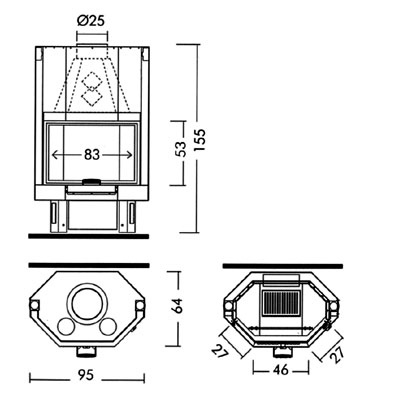 EdilKamin Топка Tekno 3N