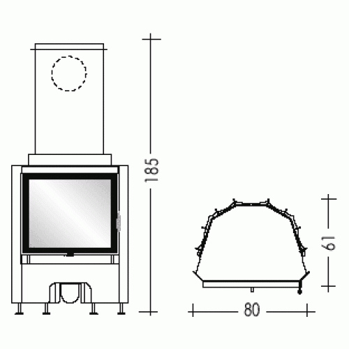 EdilKamin Топка Thermofire guillotina