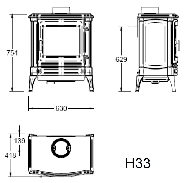 Печь Nestor Martin H33 графит