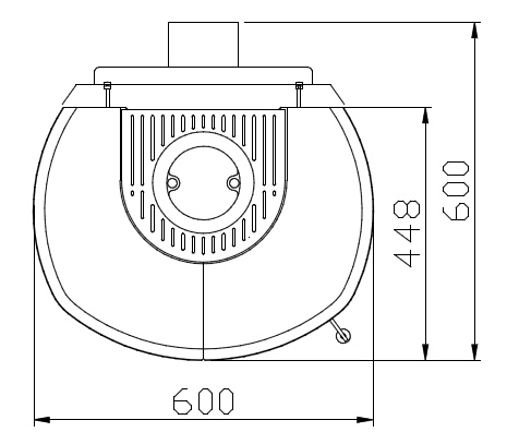 Печь Hark 77 GT ECOPlus stone 252, чёрная рамка