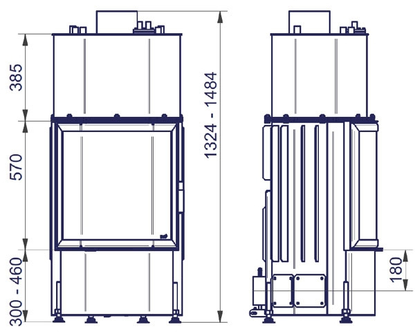 Hark Топка 600/57 K WW ECOplus, хром