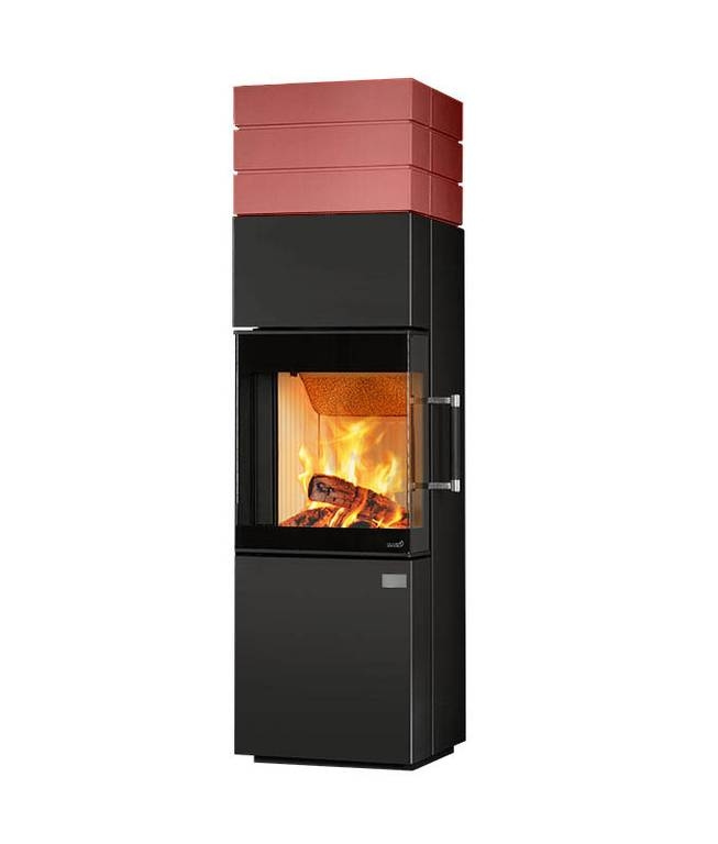 Печь Hark HARK 140 ECOplus deco-rot, графит, чёрная рамка Печь Hark HARK 140 ECOplus deco-rot, графит, чёрная рамка