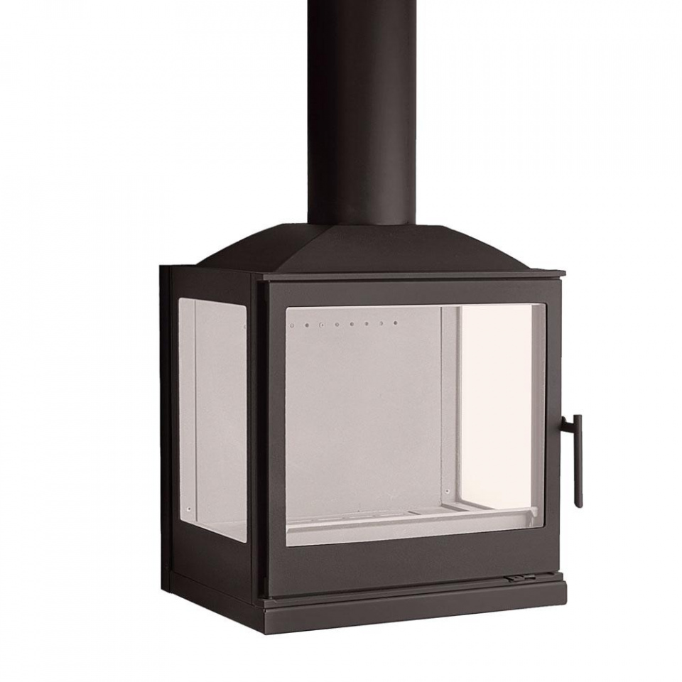Камин Liseo Castiron LCI 5 GLR Wall два боковых стекла
