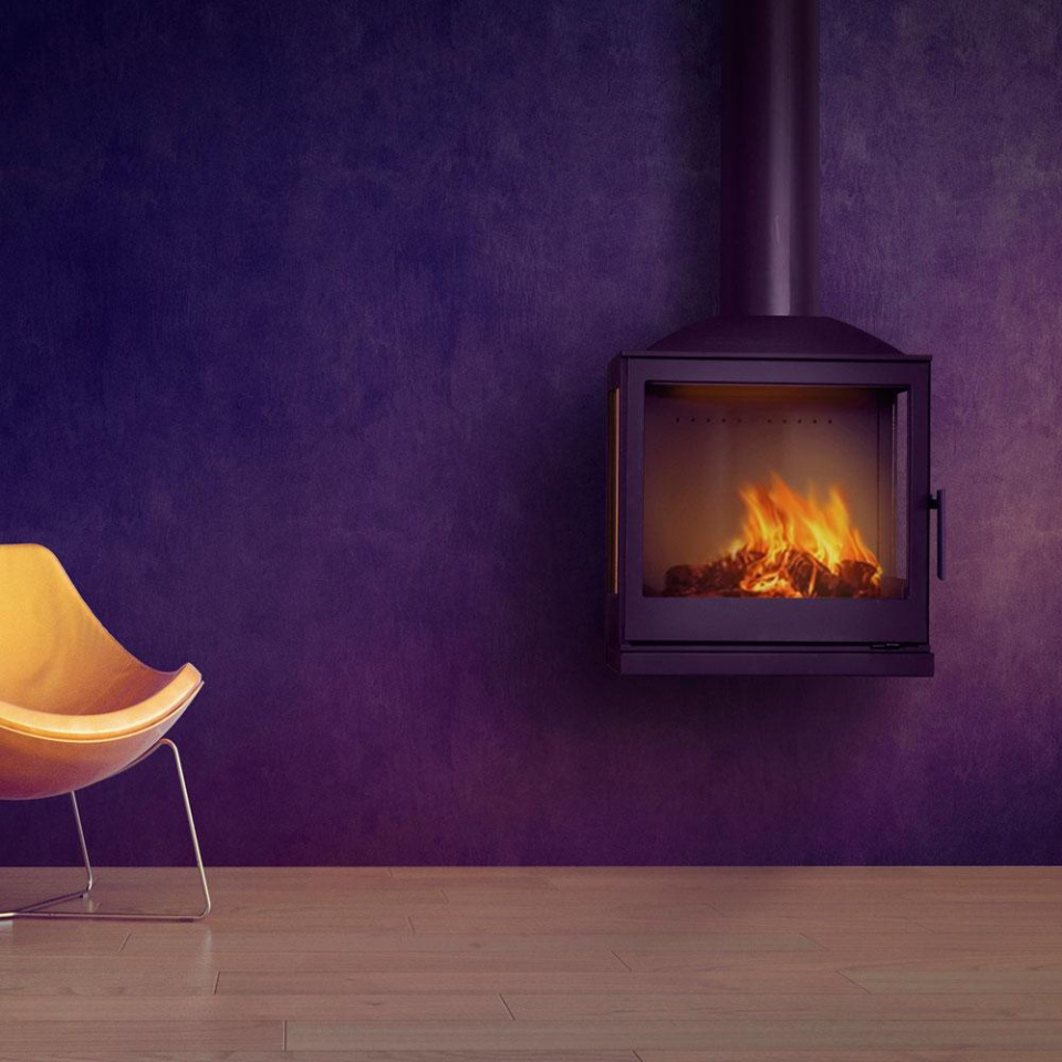 Камин Liseo Castiron LCI 5 GLR Wall два боковых стекла