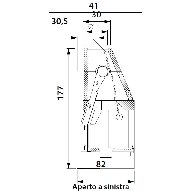 Топка Palazzetti Ventilpalex VPX 116 Топка Palazzetti Ventilpalex VPX 116