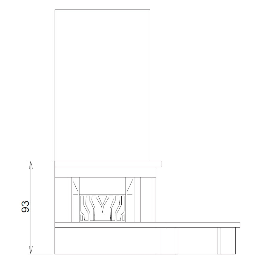 Облицовка Palazzetti Salonicco dx