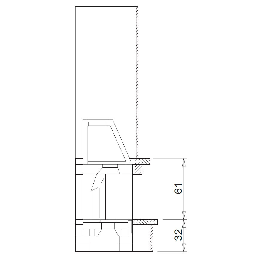 Облицовка Palazzetti Salonicco dx