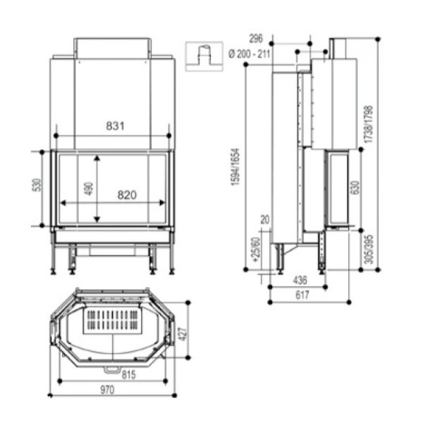 Топка Supra Cristal II 401 BN
