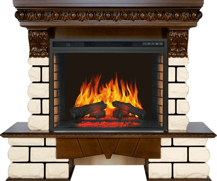 Каминокомплект Royal Flame портал Pierre Luxe LORD Темный дуб - очаг Vision 28 EF LED FX Каминокомплект Royal Flame портал Pierre Luxe LORD Темный дуб - очаг Vision 28 EF LED FX