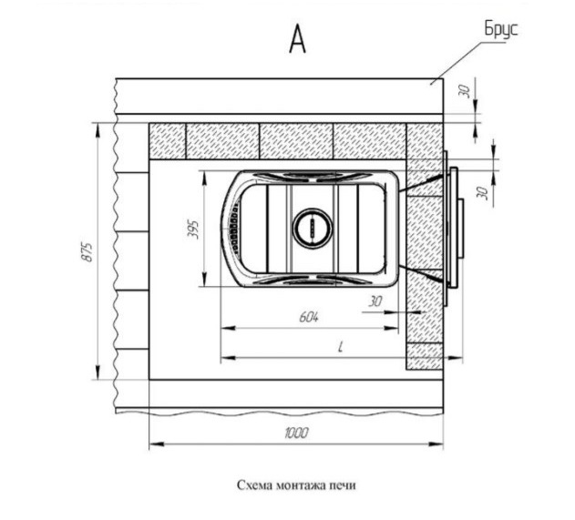 Банная печь Конвектика 12 терракота