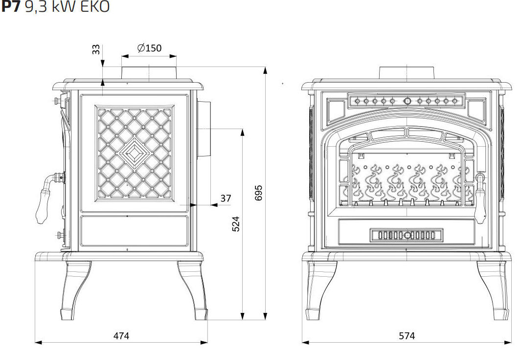 KAWMET (P7 EKO) чертеж