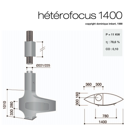 Хай-Тек камины Focus HETEROFOCUS 1399