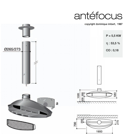Хай-Тек камины Focus ANTEFOCUS
