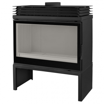 Печь Liseo Castiron LCI 9 GF BG Stove чёрное стекло