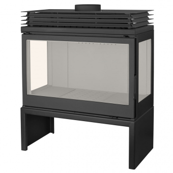 Печь Liseo Castiron LCI 9 GFLR Stove два боковых стекла