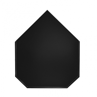 Вулкан Предтопочный лист VPL031-R9005, 1000х800, чёрный