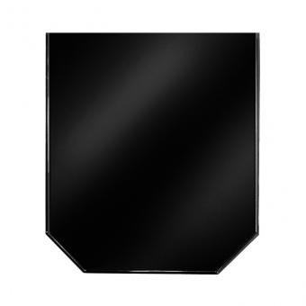Вулкан Предтопочный лист VPL061-R9005, 900х800, чёрный