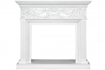 Портал Royal Flame Palace - Белый с серебром под очаг Vision 30 EF LED FX