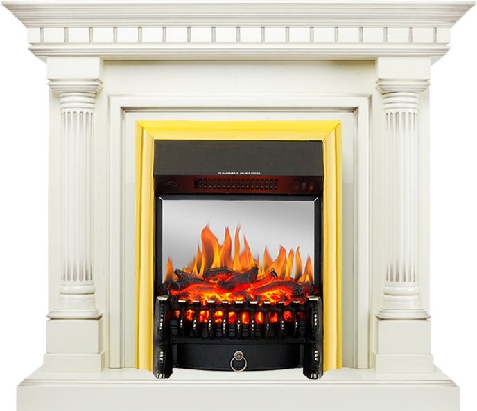 Каминокомплект Royal Flame портал Dallas Слоновая кость с патиной - очаг Fobos FX M Brass Каминокомплект Royal Flame портал Dallas Слоновая кость с патиной - очаг Fobos FX M Brass