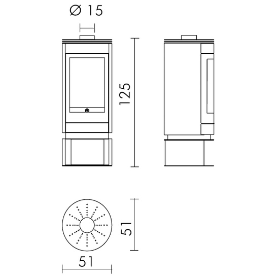 Печь EdilKamin Roller