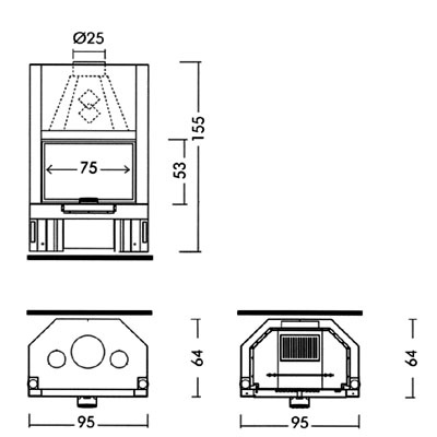 EdilKamin Топка Tekno 1N