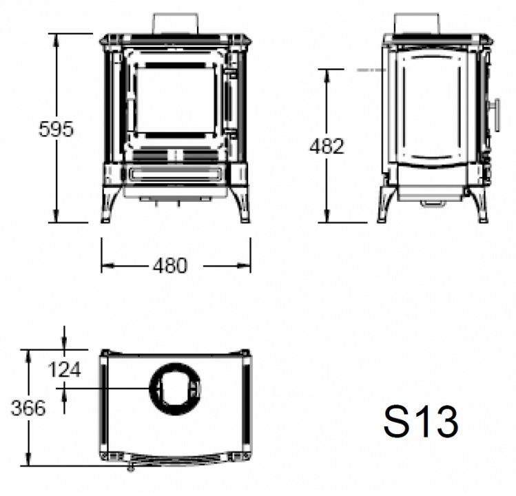 Печь Nestor Martin S13 графит