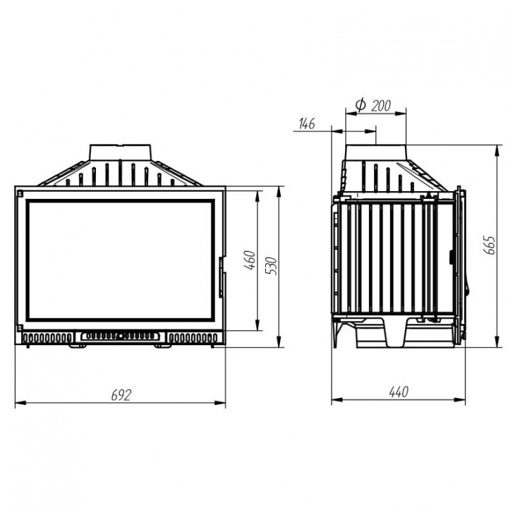 Ferguss Топка FG19 с шибером