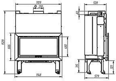 Ferlux Топка Open 1101 Double Face flat