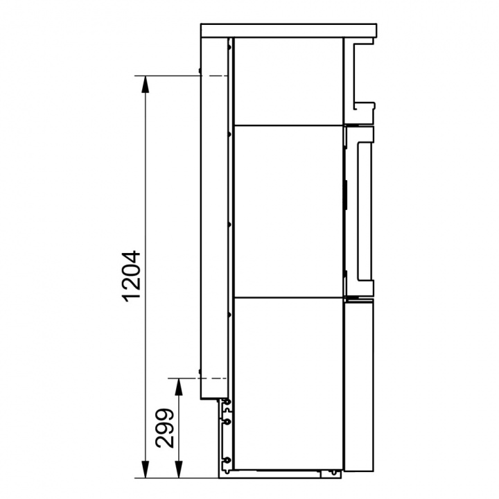 Печь Hark HARK 44-5.8 GT ECOplus java, графит, чёрная рамка