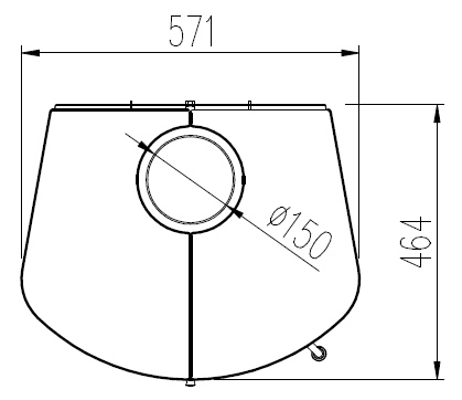 Печь Hark Hark 57 deco-cotto 351, чёрная рамка