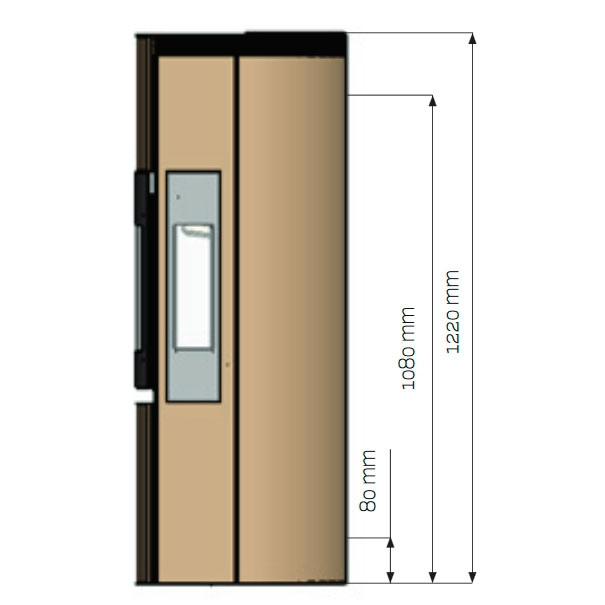 Печь Keddy K1130 белый глянец + боковые стекла