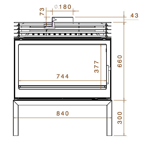 Печь Liseo Castiron LCI 9 GDFs Stove