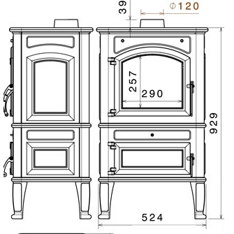 Печь Liseo Castiron LCI Canaria