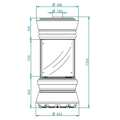 Печь Palazzetti Lady Fire base