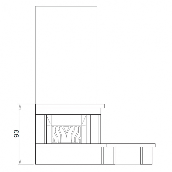 Облицовка Palazzetti Salonicco dx