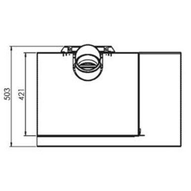 Печь Plamen ECO MINIMAL 35 эмалированная, чёрная