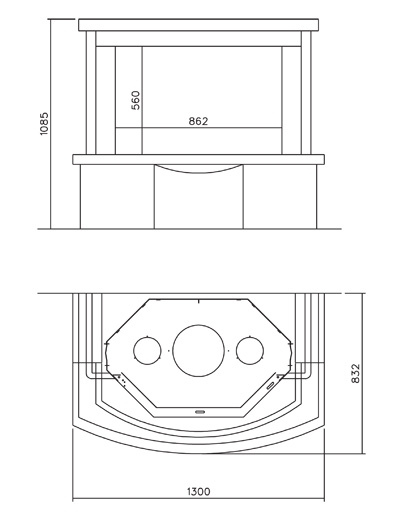 Облицовка EdilKamin Apollo под Tekno 3