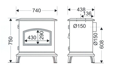 Печь Supra AlSACE 3 Supratherm