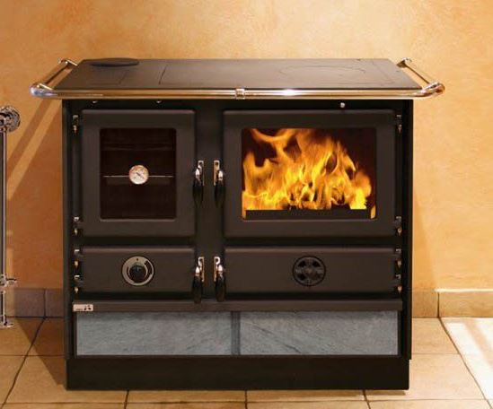 Печь-камин MBS SUPER THERMO MAGNUM L S с варочной плитой, топка слева, облицовка камнем Печь-камин MBS SUPER THERMO MAGNUM L S с варочной плитой, топка слева, облицовка камнем