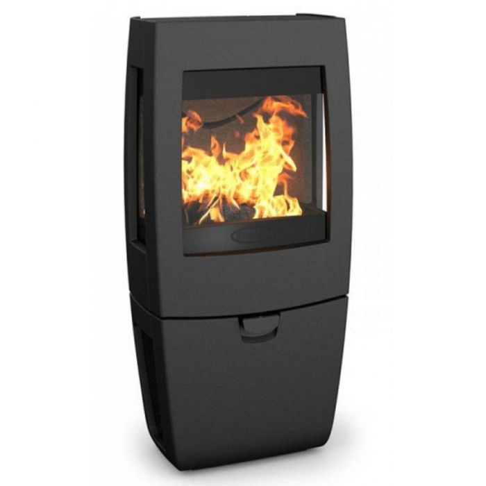 Дровяная печь Dovre Sense 403 на основании с боковыми стеклами