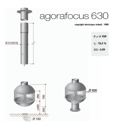 Хай-Тек камины Focus AGORAFOCUS 630