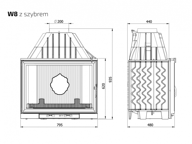 KAWMET W8 чертеж