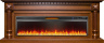 Каминокомплект Royal Flame портал Edinburg 60 Орех - очаг Vision 60 LED